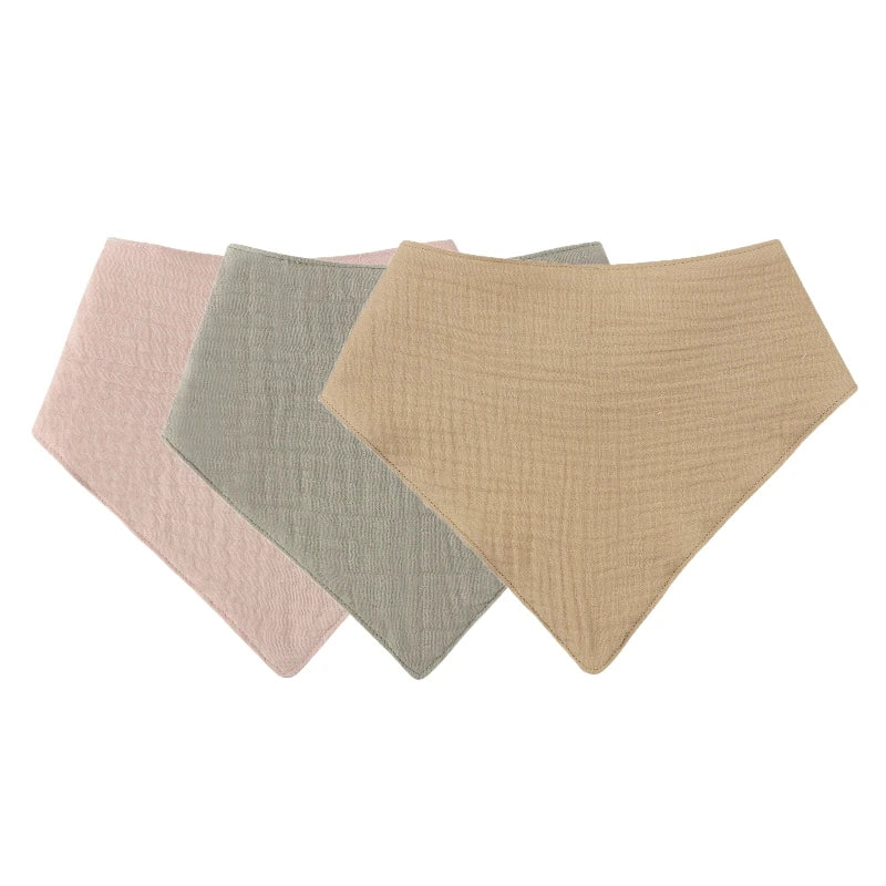 Muslin Bib set - 3 Pack