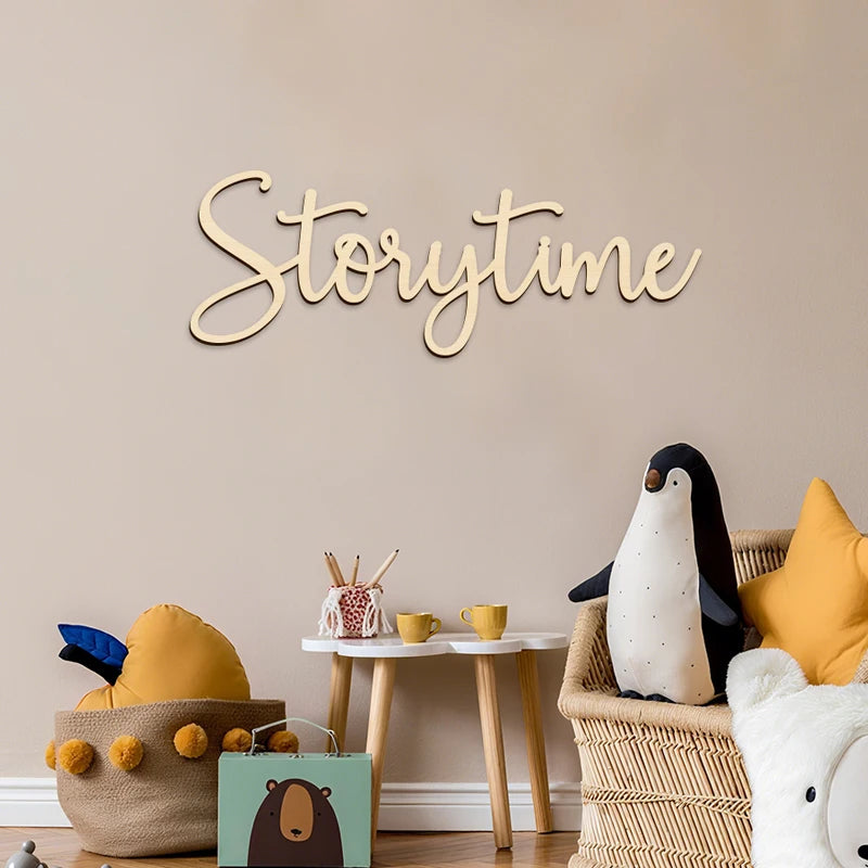 Väggdekoration "Storytime"