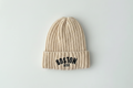 Beige beanie